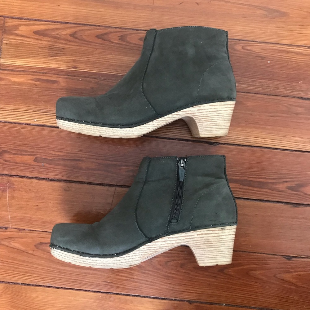 Sandip Maria Nubuck Booties